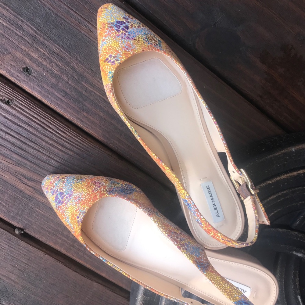 Alex Marie Mosaic Slingback shoes